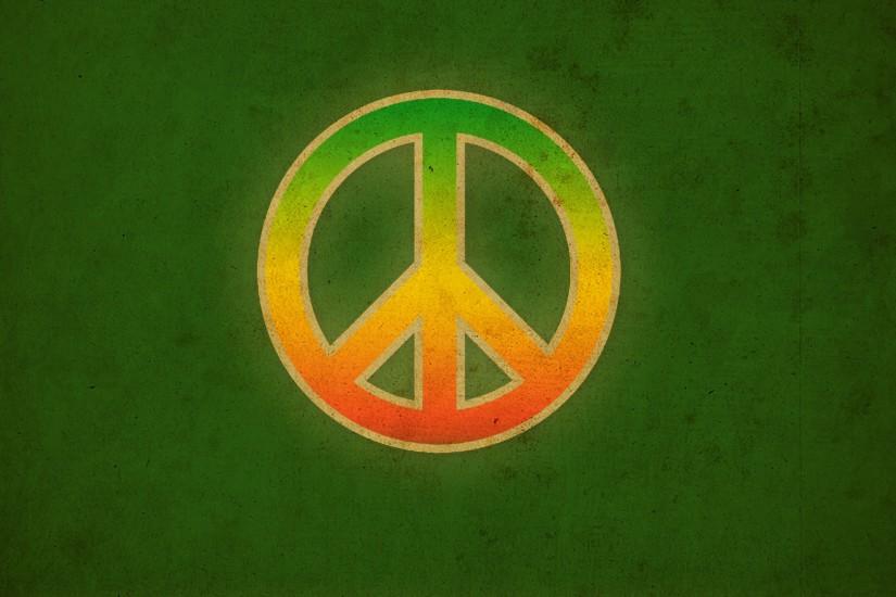 Green Peace Wallpaper 1920x1080 Green, Peace, Rainbows