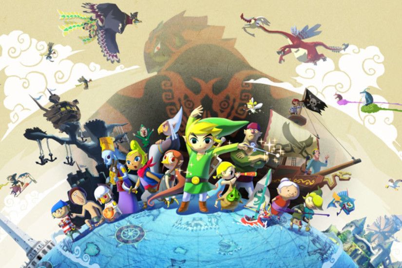 Zelda Wind Waker HD Wallpaper Ganondorf And Cast of Characters