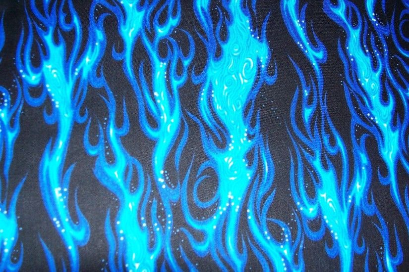 Blue water flames