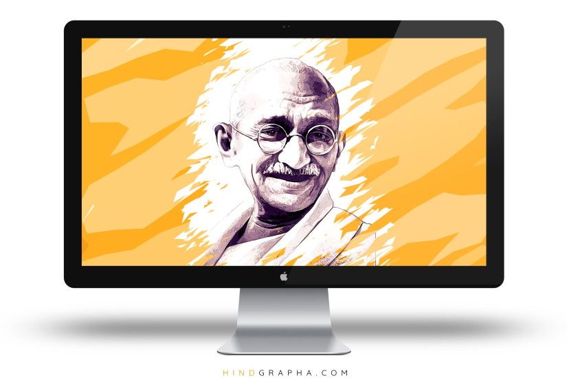 Mahatma Gandhi 4K HD Wallpaper