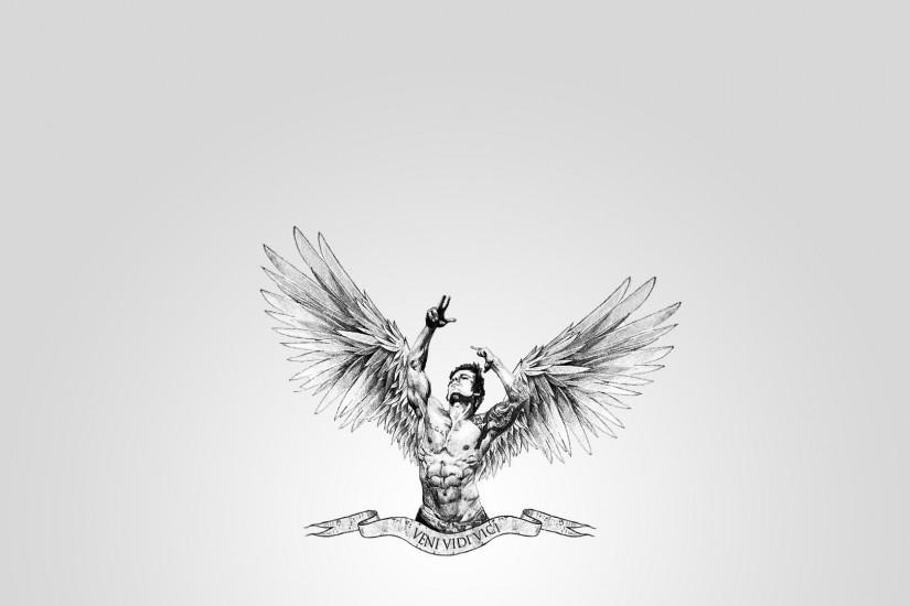 Muscles wings veni bodybuilding aesthetic body aesthetics sports angel men  males art wallpaper | 1920x1080 | 48494 | WallpaperUP
