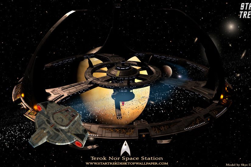 Star Trek Terok Nor Space Station - free Star Trek computer desktop  wallpaper, pictures