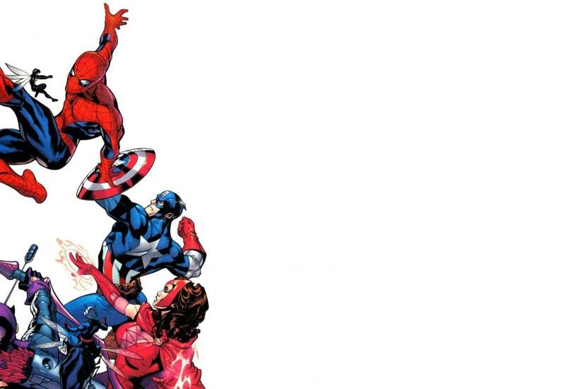comics, Captain America, Spider Man, Hawkeye