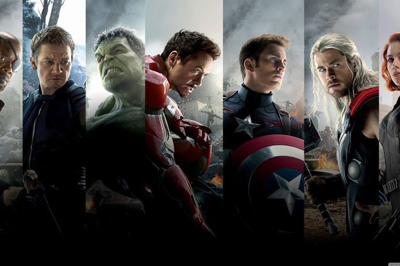 The Avengers Age of Ultron Team HD Wide Wallpaper for Widescreen