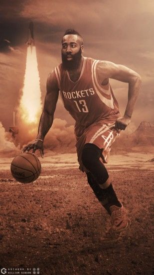 James Harden iPhone Wallpaper NBA