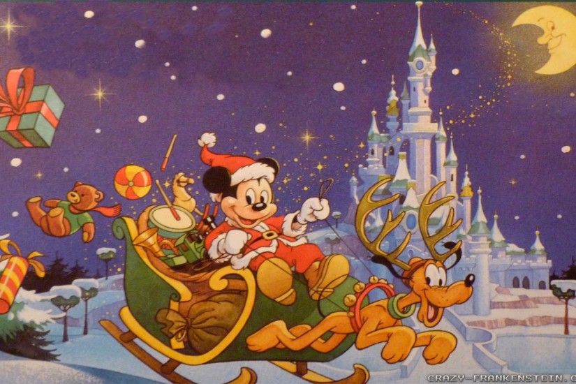 ... Disney Christmas Wallpaper disney micky at christmas night wallpapers  1920x1200 ...