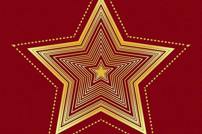 Christmas Star Pattern Background