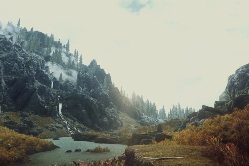 The Elder Scrolls V: Skyrim, Mountain, Tundra, Video Games Wallpapers HD /  Desktop and Mobile Backgrounds