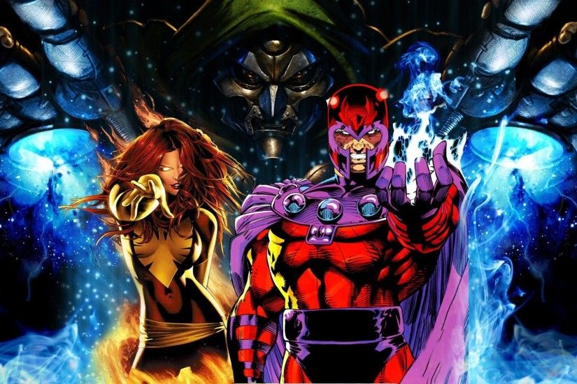 General 1920x1080 Marvel Comics Dark Phoenix Jean Grey Magneto Dr. Doom