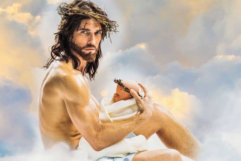 Jesus Christ has become an unlikely pin-up for hipster marketing