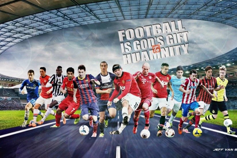 Football-Superstar-Player-Wallpaper-Widescreen football HD free .