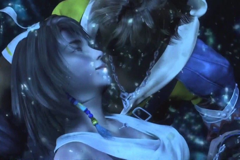 [PS3] Final Fantasy X HD Remaster: Tidus and Yuna Kiss Scene (CGI)