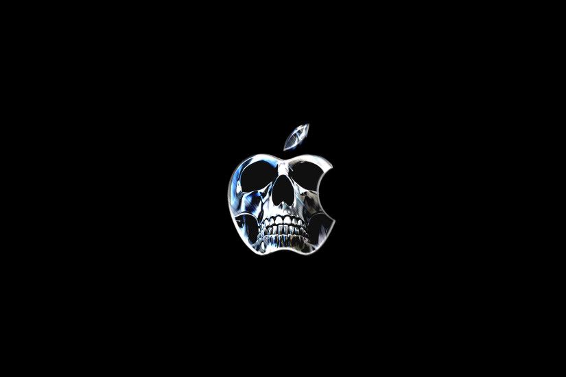 skull wallpaper apple
