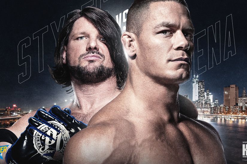 AJ Styles vs. John Cena SummerSlam wallpaper 1920Ã1200 | 1920Ã1080 ...