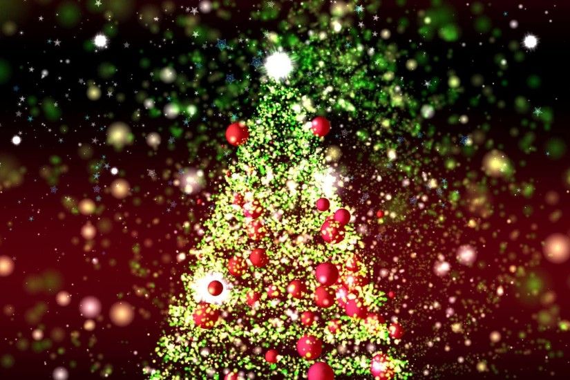 4K GREAT CHRISTMAS TREE ANIMATION ULTRA-HD PARTICLES BACKGROUND AA VFX -  YouTube