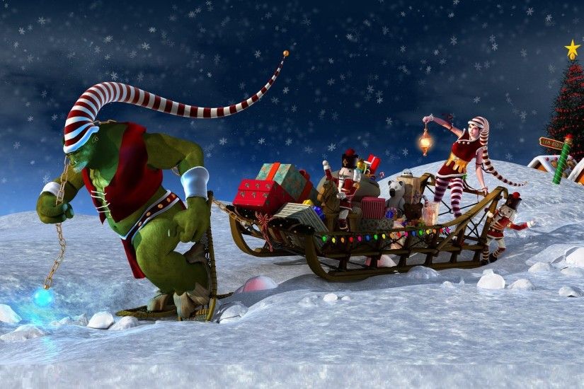 Animated Christmas Desktop Wallpaper