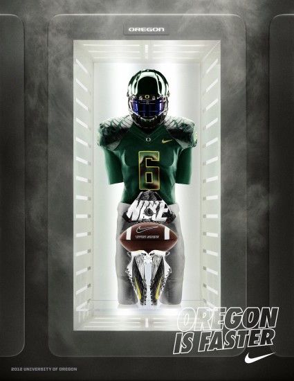 Go Ducks! Green means Go. Here is today's uniform combination courtesy of  Nike Football