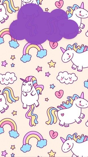 ... cartoon unicorn iphone wallpaper ...