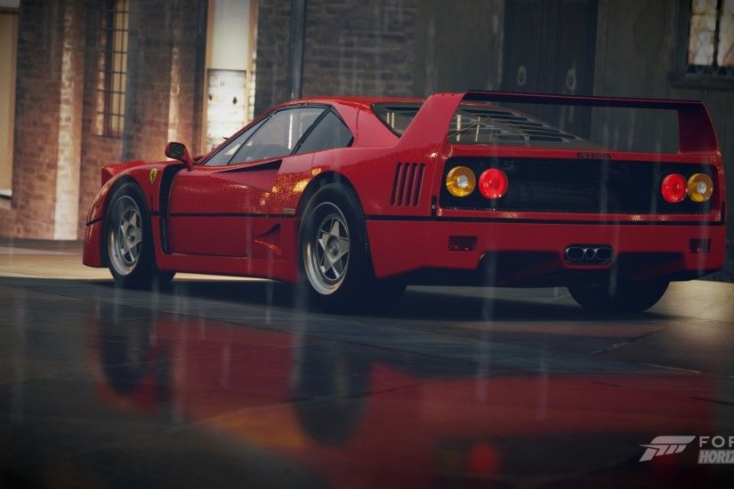 Ferrari, Car, Forza Horizon 2, Ferrari F40, F40, Red Cars Wallpapers HD /  Desktop and Mobile Backgrounds