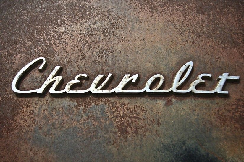 3840x2160 Wallpaper chevrolet, logo, rust