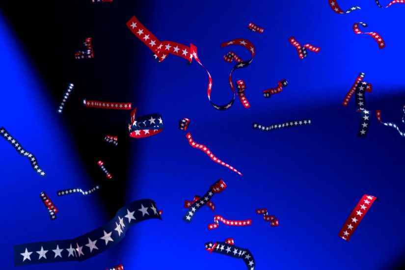 Ticker tape stars stripes USA America presidential election patriotic  background Motion Background - VideoBlocks