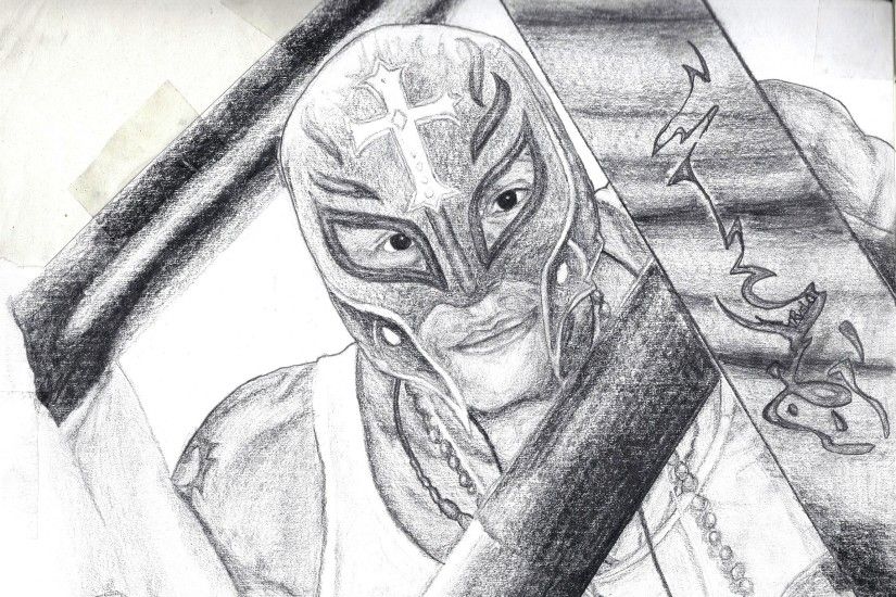 Drawing Rey Mysterio by RVOVS