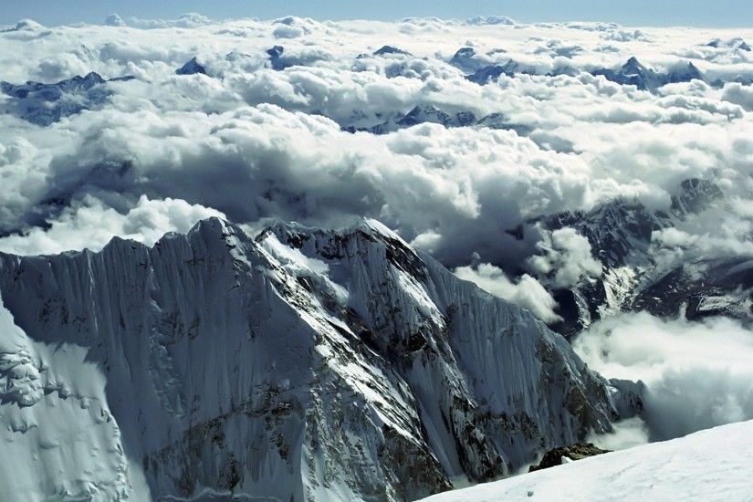View From Top Of Mount Everest