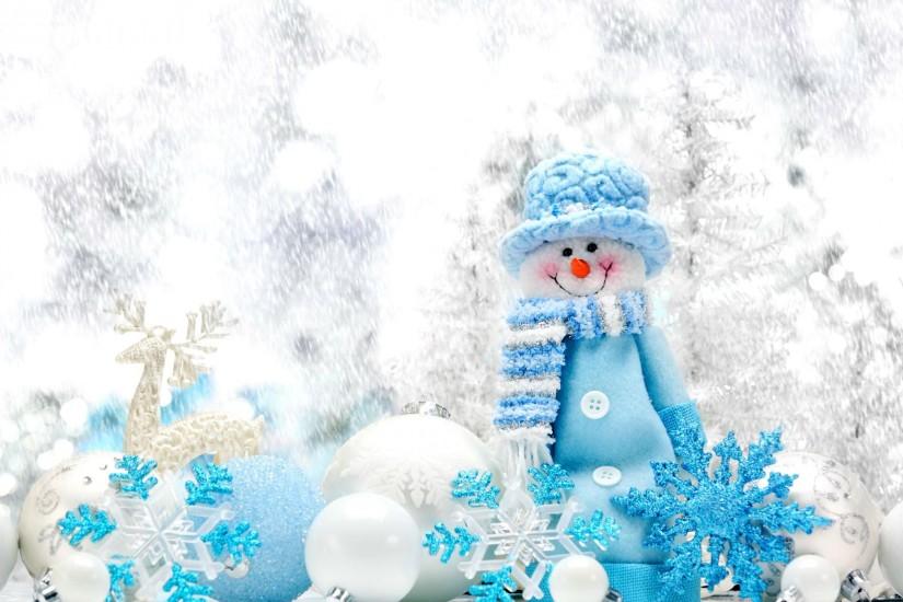 Snowman HD Wallpaper.