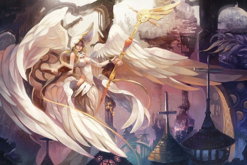 women, Fantasy Art, Angel, Wings Wallpaper HD
