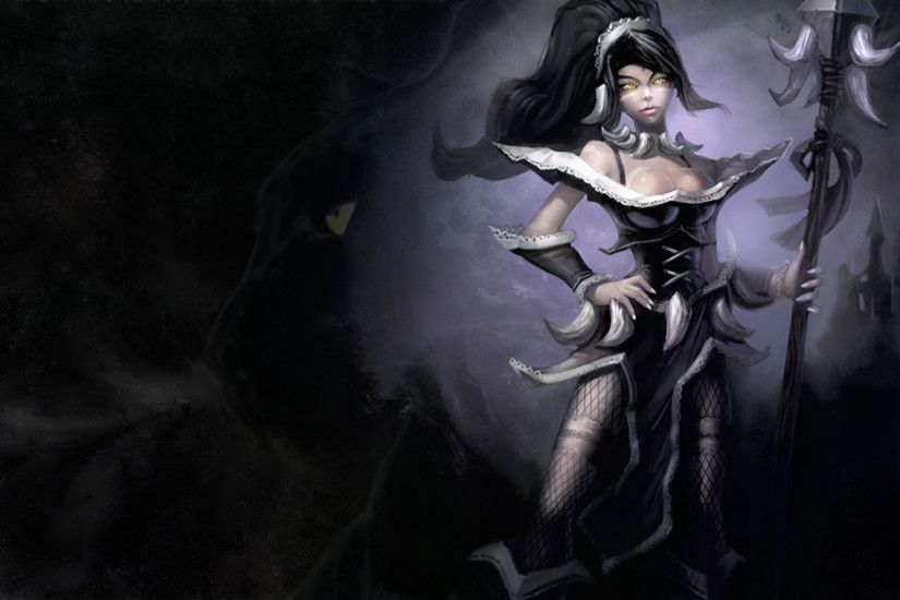 French Maid Nidalee Wallpaper by dreaming-myth on DeviantArt