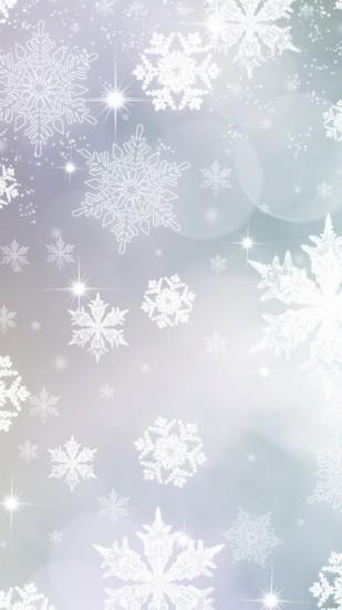 light blue and purple snowflakes Christmas iPhone 6 plus wallpaper