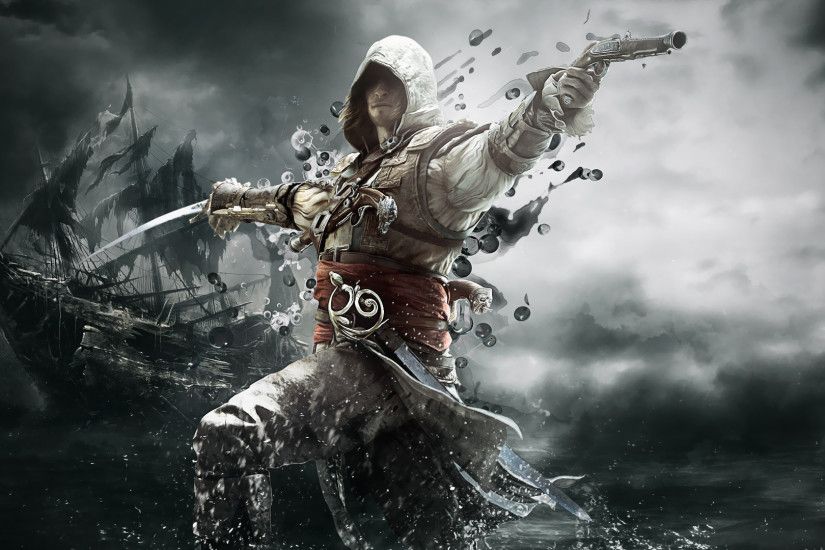 Edward Kenway - Assassin's Creed IV: Black Flag [2] wallpaper 1920x1080 jpg