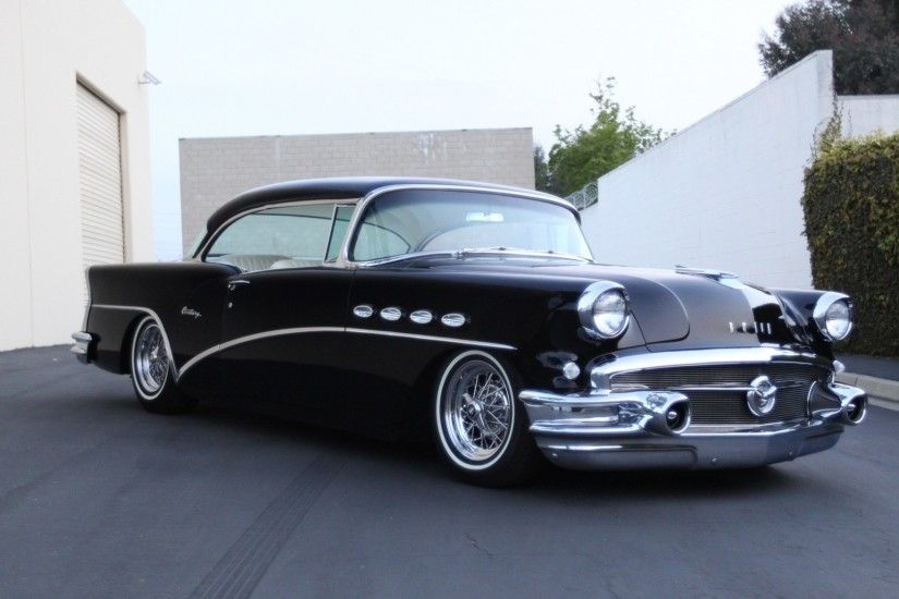 1920x1080 Wallpaper 1956 buick century, vintage, cars, side view