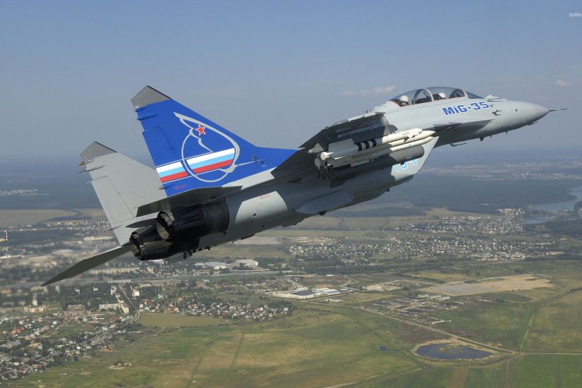 Mikoyan MiG-35 ascending wallpaper