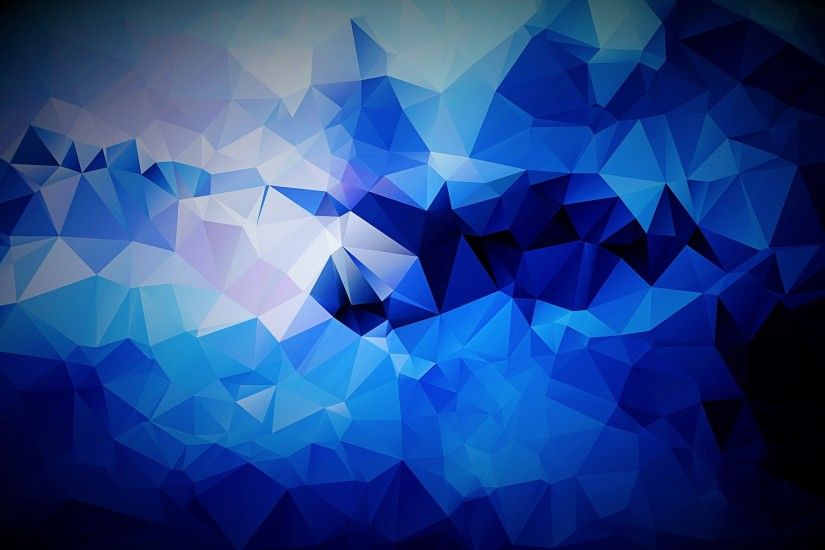 Abstract Blue Background Vector Wallpaper