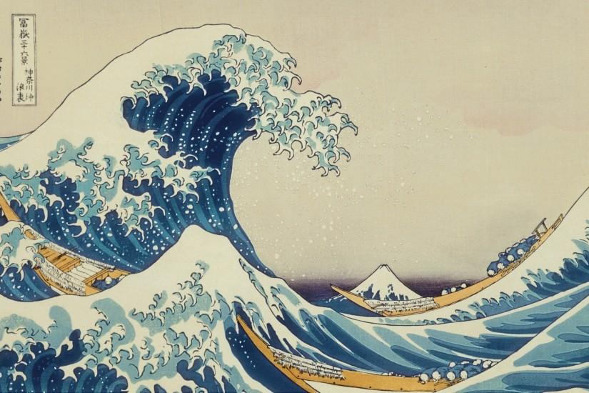 Great Wave at Kanagawa, Katsushika Hokusai, Waves in Sea Wallpapers .