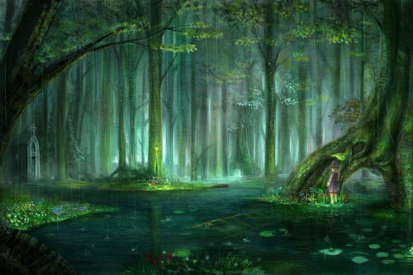 Wallpapers For > Enchanted Forest Background Tumblr
