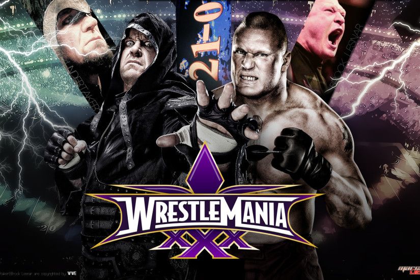 ... WrestleMania XXX - Undertaker vs Brock Lesnar by MarcusMarcel