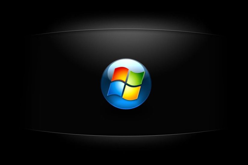 Dark Windows 7 HD Wallpaper