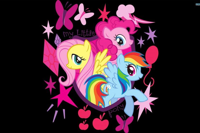 Fluttershy, Pinkie Pie and Rainbow Dash wallpaper - Cartoon .