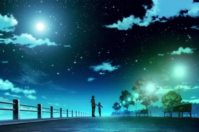 Anime Starry Night Sky Wallpaper Hd For Free Wallpaper
