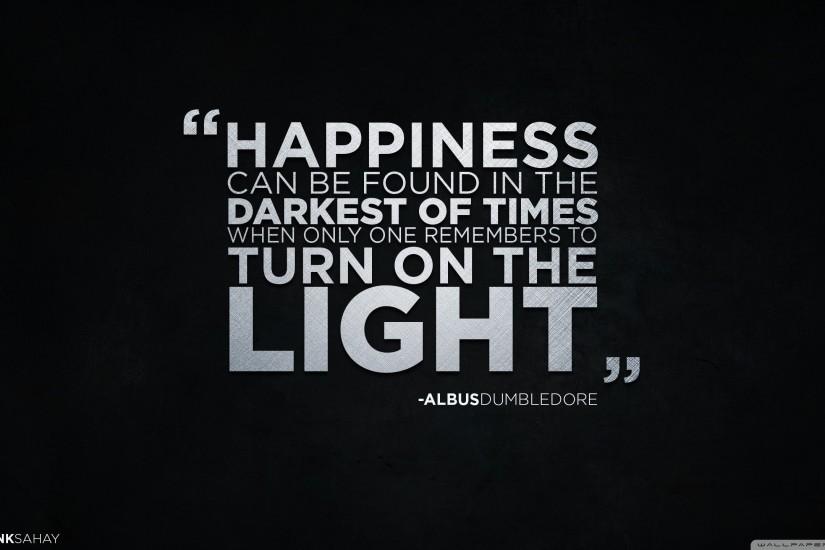 Harry Potter, Albus Dumbledore, Quote, Simple Background Wallpaper HD