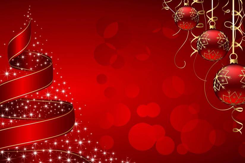 Red HD Christmas Background Wallpapers