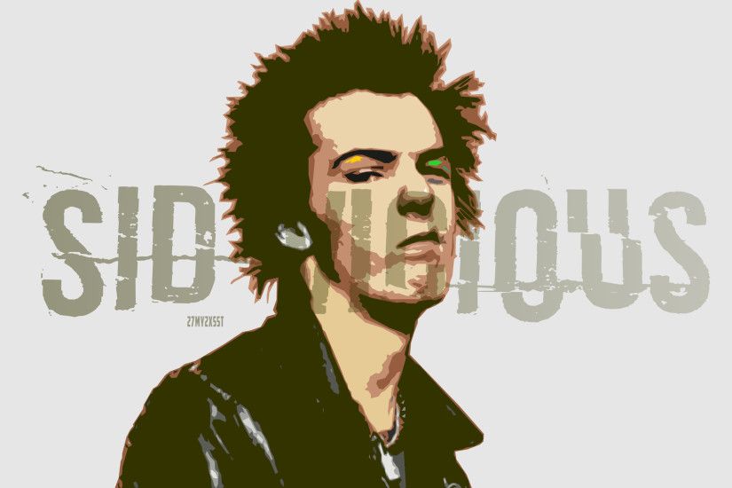 Music - Sex Pistols Sid Vicious Punk Music Portrait Artistic Wallpaper