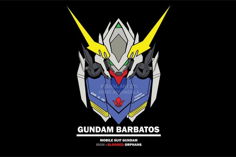 ... Gundam Art IBO 1 - GUNDAM BARBATOS by advinjeric12