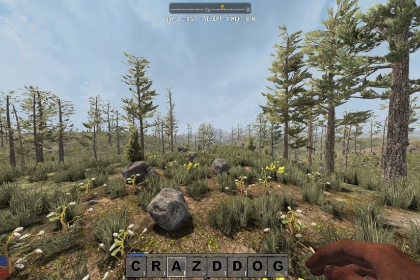 Extra HUD 16.4 - Food Water Temp Level Wind Elevation HUD at 7 Days to Die  Nexus - Mods and community