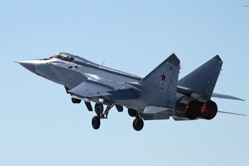 Mikoyan MiG-31 taking-off wallpaper