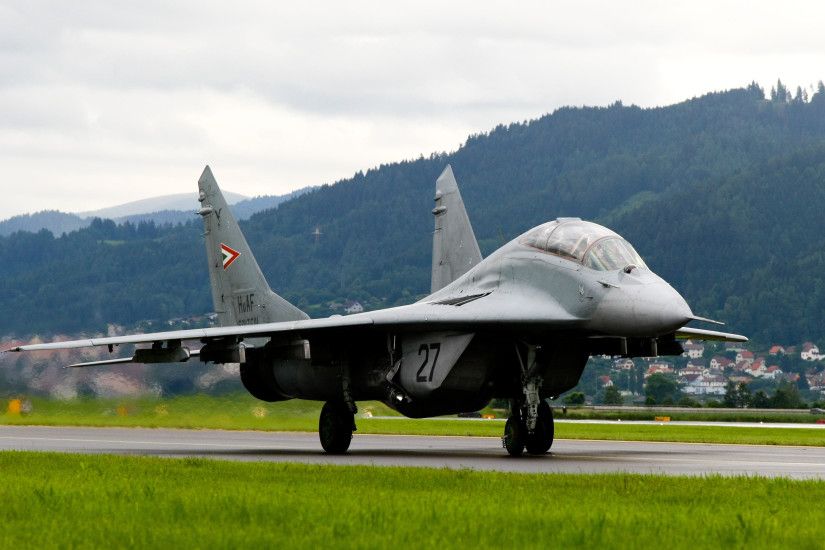 Mig 29 Fighter Jet On The Runway