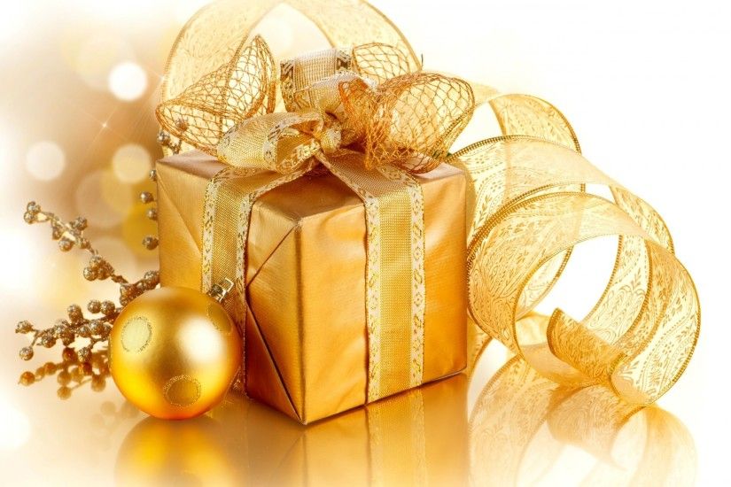golden xmas merry christmas gift box decoration christmas new year present  gold decoration belt