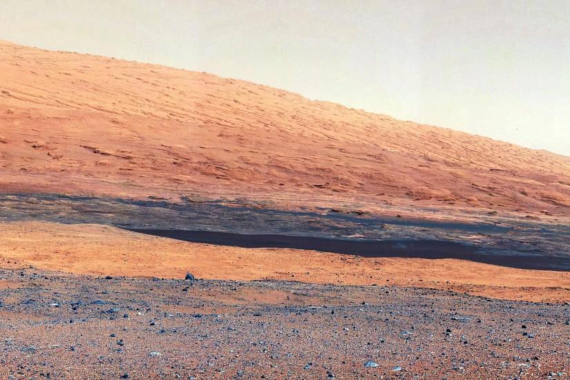 Desktop Wallpaper: Mars as seen by Curiosity